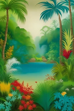create a tropical environment with jannet jackson
