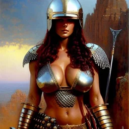 portrait 'beautiful stunning Sexy Extra busty RedSonja naked ',ancient metal armor and Helmet ,painting by gaston bussiere, greg rutkowski, yoji shinkawa, yoshitaka amano, tsutomu nihei, donato giancola, tim hildebrandt, oil on canvas, cinematic composition, extreme detail,fit full head inside picture,32k