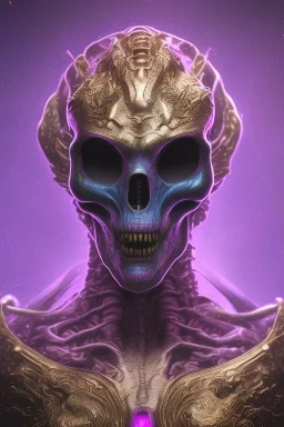 purple alien, cracks in the head, evil, Asian eyes, weapons, blood, 8k, finely detailed, photo realistic, Boris Vallejo style turquoise skull head gold dragon space alien rain skeleton silver helmet golden space suit space ships