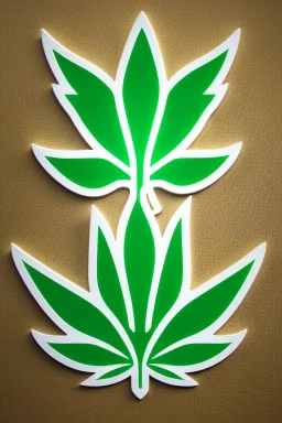 Cannabis dispensary logo design, highly detailed close up shot, 8k, HDR, clear picture, highly detailed, high resolution