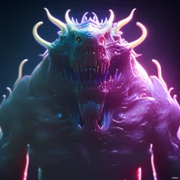 Monster like creature,Ultraviolet dimension, unreal engine 5, 8k resolution, attractive, realistic, ultra detailed