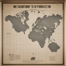 Movie poster in Mercator projection