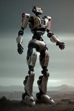 armor robot ai soldier mech dystopian