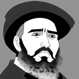 Fidel Castro estilo anime