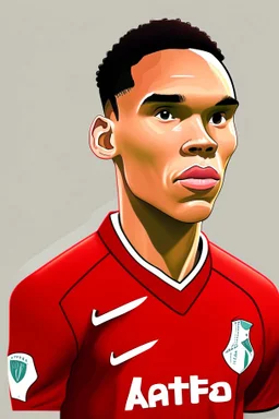 Trent Alexander-Arnold English soccer player player 2d cartoon