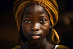 portrait of african girl
