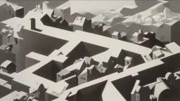 Ein Silberstreif am Horizont von M.C.Escher