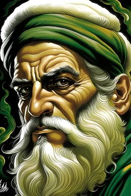 The face of Imam Ali
