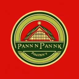 Dining Pavilion logo in the style of Frankie & Benny's.