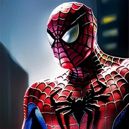 Ultra detailed fullbody Portrait in oil on canvas of dr Spiderman with Hulkbuster Armor,wearing cape, extremely detailed digital painting, extremely detailed face,crystal clear Big Glowing eyes, mystical colors ,perfectly centered image, perfect composition, rim light, beautiful lighting, 8k, stunning scene, raytracing, anatomically correct, in the style of robert e howard and Ken Kelley and Ohrai Noriyoshi and Simon Bisley and tomzj1