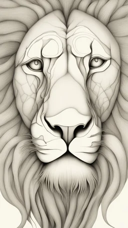 𝙋𝙧𝙤𝙢𝙥𝙩 highly detailed graphite illustration, A surreal lion figure with exaggerated anatomical features, heavily wrinkled skin, and an intense, contemplative expression. bald head, thick eyebrows, long beard merge into swirling abstract shapes. Large, expressive hands, one covering the mouth and the other gripping the forehead tensely. Mysterious, introspective, dreamlike, somewhat dark fantasy. #𝙙𝙧𝙚art #prompt