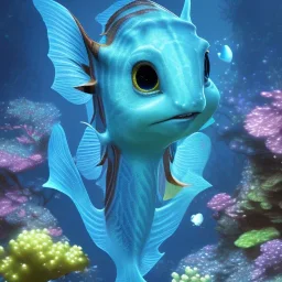 cute fish “wearing avatar make up” Pandora