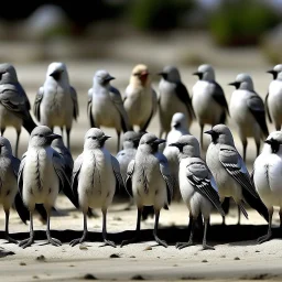 many birds stand in one leg in the siver