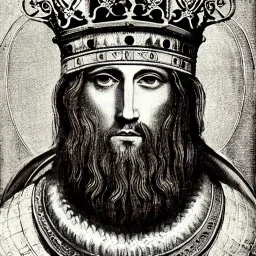 King Arthur portrait by Da Vinci