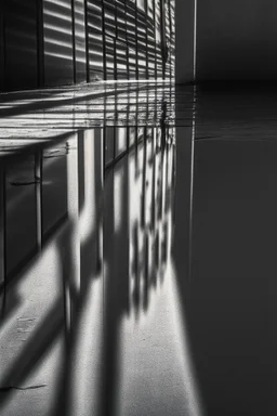 Reflections on a black surface, rule of thirds, art composition, photography, black and white, shadows, Photo taken by Canon 5d Mark IV