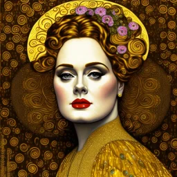 goldene Adele old painting style of Klimt