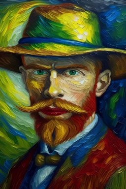 Portrait of the flash by Van Gogh