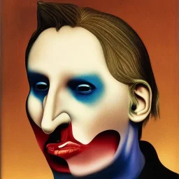 Portrait of Marilyn Manson by Salvador Dali