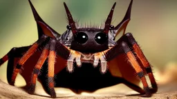 a national geographic style photograph of a bat lizard spider hybrid 4 wings and 4 legs