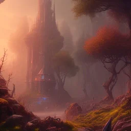 fantasy concept art, dynamic lighting, Intricately detailed, Splash screen art, deep color, Unreal Engine, volumetric lighting, black obsidian, Fantasy library artwork, moss, leather, library artwork,