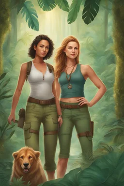 Deep within the lush and untamed jungle, Megan and Riley forged an unlikely bond. Their friendship had blossomed in the wild, where societal expectations held no power. Megan, with her adventurous spirit, saw beyond Riley's nerdy exterior, and Riley, grateful for Megan's acceptance, harbored a secret desire for something more. As they ventured deeper into the jungle, the air thick with humidity and mystery, Megan's journey took an unexpected turn. She stumbled upon a mystical artifact known as t