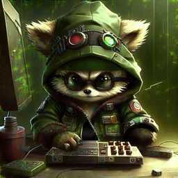 Teemo from League of Legends, as a hacker