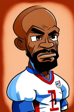 Brian Mbeumo French football player r cartoon 2d