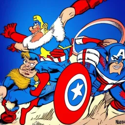 mix asterix and captain america