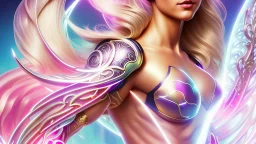 Lexica Aperture v2 Hyper detailed ultra sharp, trending on artstation, vibrant aesthetic, blonde ethereal sublle (((smiling)))+++ luminous heavenly goddess, angel, colorful, psychedelic, ornate, intricate, digital painting, concept art, smooth, sharp focus, illustration, not human anthropomorphic alien cyborg, art by artgerm and greg rutkowski and h. r. giger, louis royo, salvador dali, 8 k