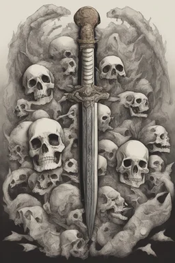 Sword made of bones