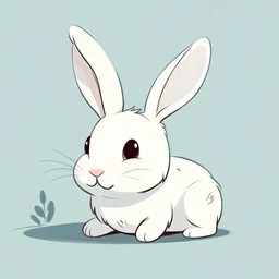 i want to create a logo like rabbit and his name was cute bunny write a prompt for this