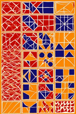 Roger Penrose’s aperiodic tiles. Left: Rhombuses, or “rhombs.” Right: Kites and darts.