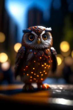 robin hoot, leader of the hooties, bokeh like f/0.8, tilt-shift lens 8k, high detail, smooth render, down-light, unreal engine, prize winning