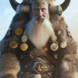 a 30 year old viking with big blue eyes, steam punk, realistic, made in octane, cinematic, ultra-realistic, extremely detailed octane rendering, 8K, VRAY Super Real ar 2:3, dof photorealistic futuristic 50mm lens hard lighting dark gray tintype photograph, realistic lighting, sepia color