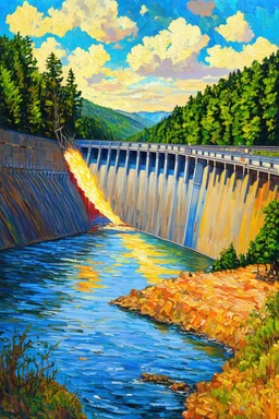 Let the dam burst; Post-Impressionism