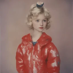 Disney Cinderella, red, autochrome, plastic puffy jacket