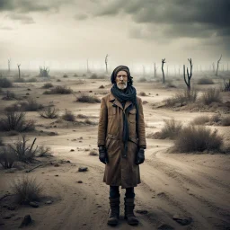 Foto di persone perse in un wasteland, vision