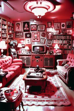 Poopr living room from the novel 1984