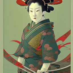 Ukiyo-e Style , with full details, full HD