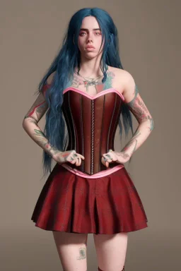 Billie Eilish, corset