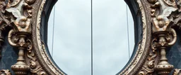 close up portrait of a double mirror soul gate