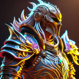 stylized dread knight with ornaments, epic, fantasy, intricate, hyper detailed, artstation, concept art, smooth, sharp focus, ray tracing, vibrant, photorealistic, textured, centered, 4k