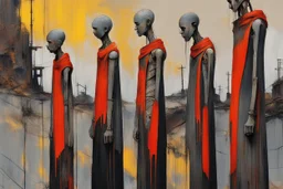 your creativity versus my imagination, tectonic cityscape clove, arafed remnants of a forgotten forbidden former river of clueless rust, |steel hot, puṣkaracūḍa, made of scrap metal and rusty wires, great verticals, perfect parallels, industrial vibe, police juxtaposition