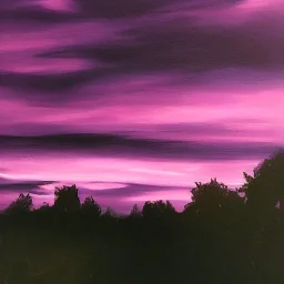 purple sky