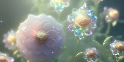 crystal subtle flower in a galactic ambiance beautiful fairy, transparent, delicate colors, in the foreground, full of details, smooth，soft light atmosphere, light effect，vaporwave colorful, concept art, smooth, extremely sharp detail, finely tuned detail, ultra high definition, 8 k, unreal engine 5, ultra sharp focus