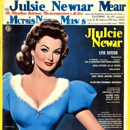 Julie Newmar on the cover of an Italian Magazine in 1957. This copy of the magazine was recycled and for sale again at 50 lire half price from the original 100 lire. Thus the blue L50 stamped. In 1957 100 lire would have been about 35 cents US.