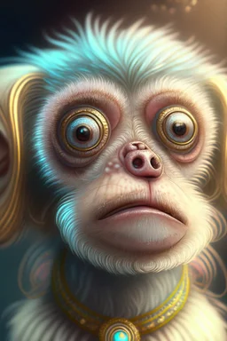 dog monkey hog,insanely detailed, 4k resolution, retroanime style, cute big circular reflective eyes, cinematic smooth, intricate detail , soft smooth lighting, soft pastel colors, painted Renaissance stylestyle