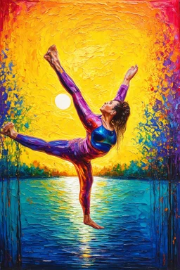 emotional acrobatics; expressionsim combined with fauvism; dazzling; golden hour; golden ratio