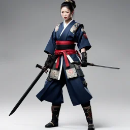 The unexpected guardian: traditional kimono reimagined as a modern combat gear. Beauty and strength coexist in this striking fusion of Japanese cultural heritage and contemporary tactical aesthetics. Skillfully wielding one weapon in each hand: a firearm and a katana, she is a versatile and highly trained enforcer.