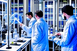 علماء يعملون في المختبرات